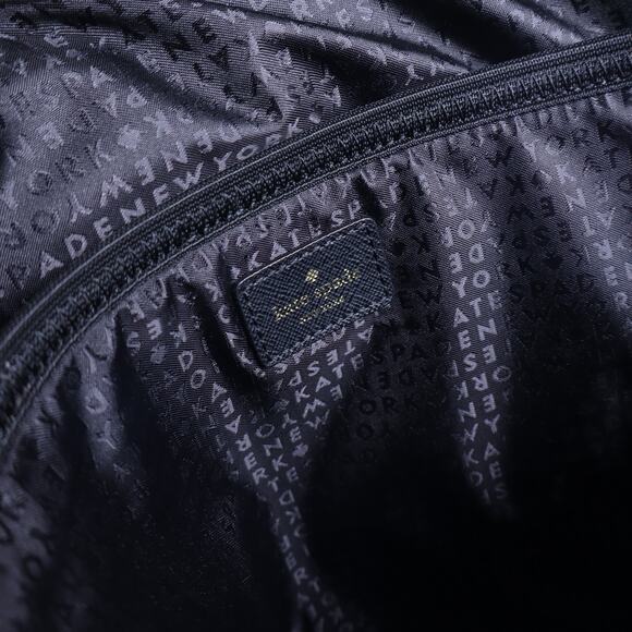 KATE SPADE Blake Avenue Daisy Hilo Backpack Black Large Leather Strap - Picture 10 of 11